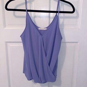 Lavender surplice spaghetti strap LUSH size L